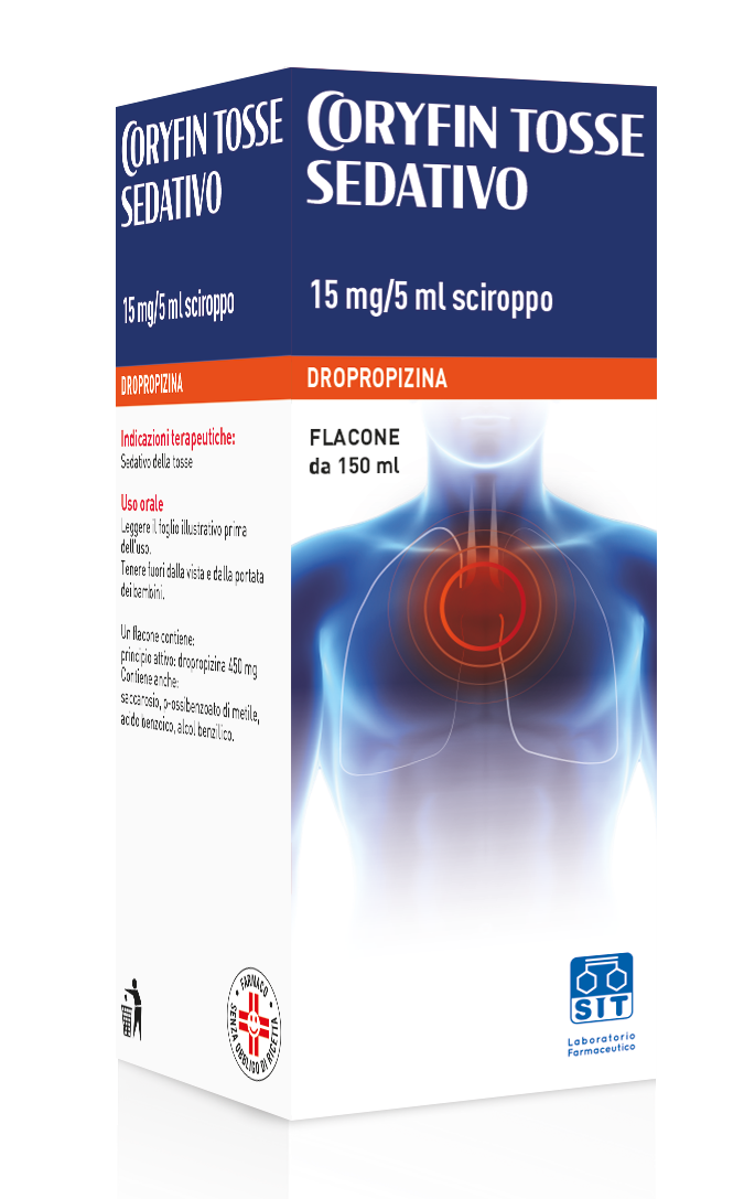 CORYFIN TOSSE SE*150ML15MG/5ML - Newepa Srl