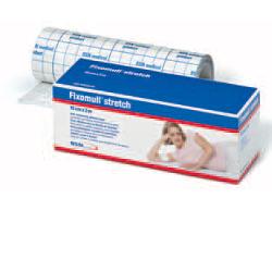 FASCIA AUTOADESIVA IPOALLERGENICA FISSAGGIO CATETERI FIXOMULL STRETCH. SUPPORTO IN POLIESTERE NON TESSUTO BIANCO, MASSA IN POLICARBONATO SENZA RESINE E GOMME NATURALI. 15X200CM - Newepa Srl