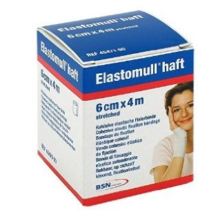 BENDA ELASTICA AUTOADESIVA ELASTOMULL HAFT COMPRESSIONE FORTE 6X400 CM - Newepa Srl