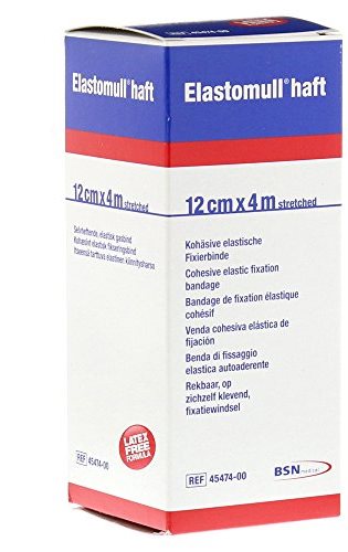 BENDA ELASTICA AUTOADESIVA ELASTOMULL HAFT COMPRESSIONE FORTE 12X400 CM - Newepa Srl