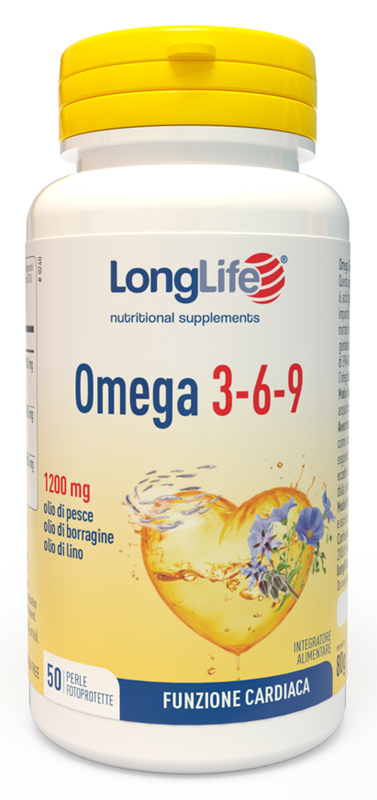 LONGLIFE OMEGA 3-6-9 50 PERLE FOTOPROTETTE - Newepa Srl