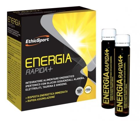 ETHICSPORT ENERGIA RAPIDA+ 10 FLACONCINI 25 ML - Newepa Srl
