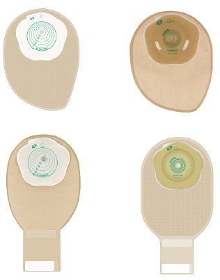 SACCA COLOSTOMIA FONDO CHIUSO COLORE BEIGE MISURA 15/75MM 30 PEZZI - Newepa Srl