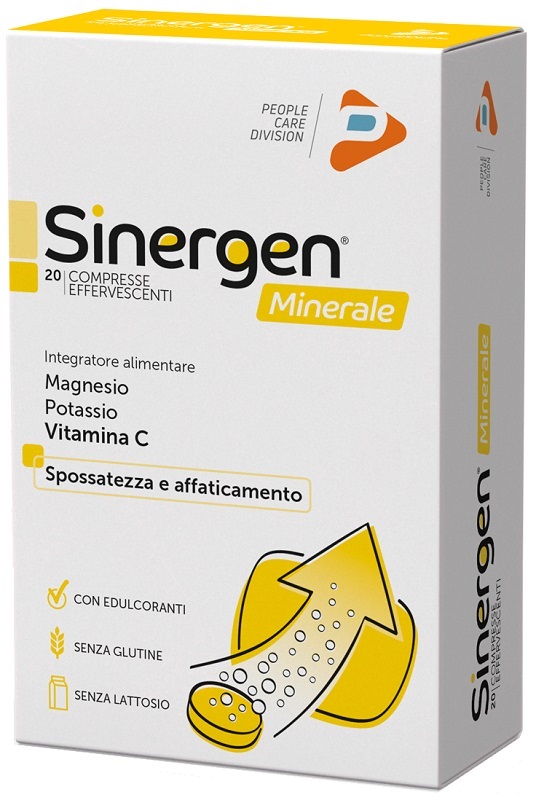 SINERGEN MINERALE LIMONE 20 COMPRESSE EFFERVESCENTI - Newepa Srl