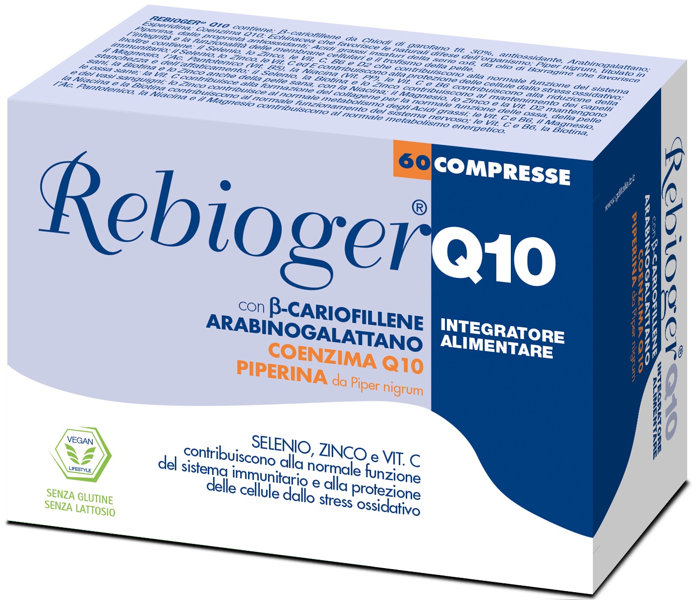 REBIOGER Q10 60 COMPRESSE - Newepa Srl