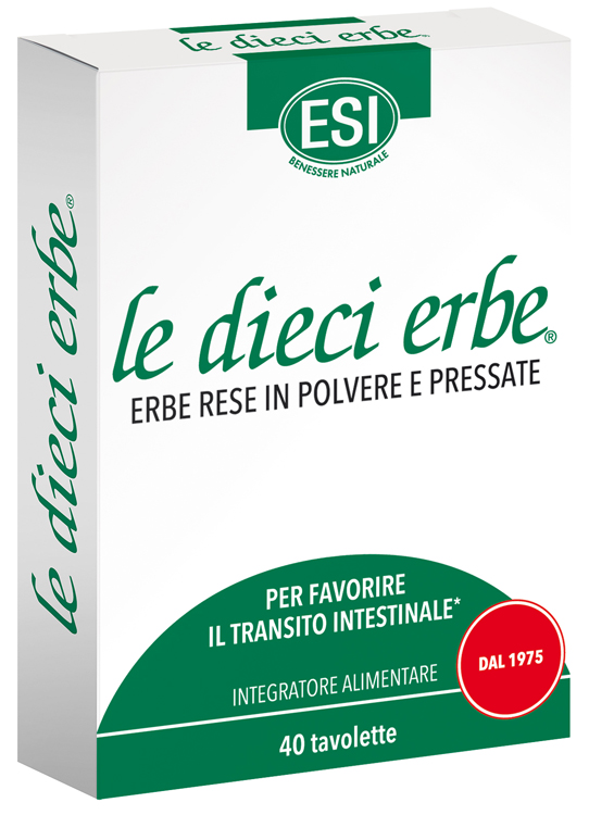 ESI LE DIECI ERBE 40 TAVOLETTE - Newepa Srl