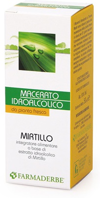 MIRTILLO NERO MACERATO IDROALCOLICO 50 ML - Newepa Srl
