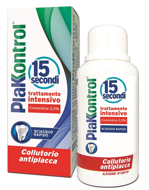 PLAKKONTROL 15 SECONDI COLLUTORIO 250 ML - Newepa Srl