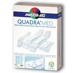 CEROTTO MASTER-AID QUADRA DERMOATTIVO FORMATI ASSORTITI 40 PEZZI - Newepa Srl