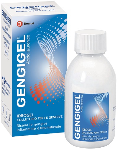 COLLUTORIO PER GENGIVE GENGIGEL IDROGEL FLACONE 150 ML - Newepa Srl