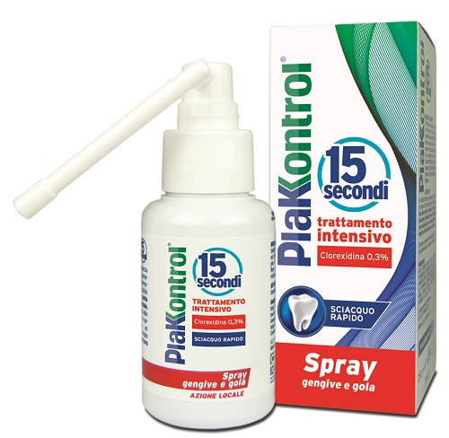 PLAKKONTROL 15 SECONDI COLLUTORIO SPRAY 50 ML - Newepa Srl