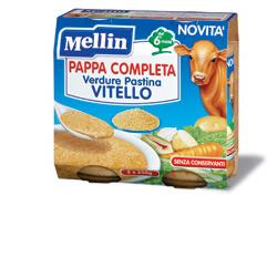 MELLIN PAPPA COMPLETA VITELLO 250 G 2 PEZZI - Newepa Srl
