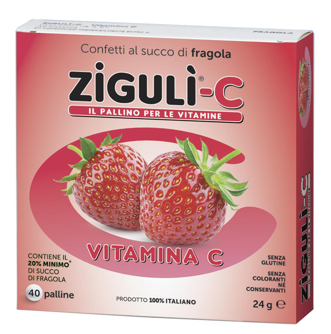 ZIGULI C FRAGOLA 40 CONFETTI 24 G - Newepa Srl