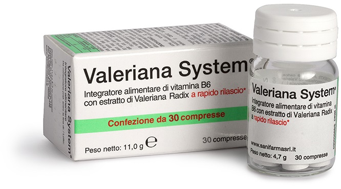 VALERIANA SYSTEM 30 COMPRESSE - Newepa Srl