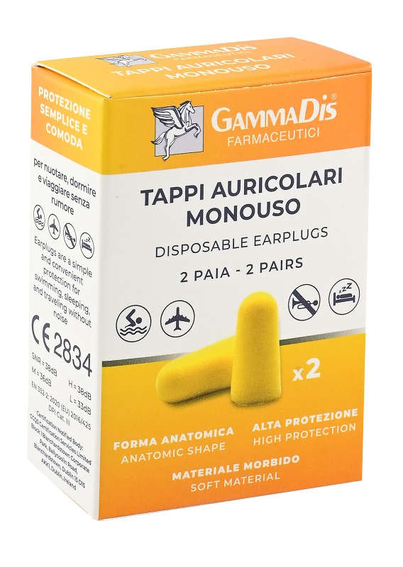 TAPPO AURICOLARE EAR GOMMAPIUMA 4 PEZZI GAMMADIS - Newepa Srl