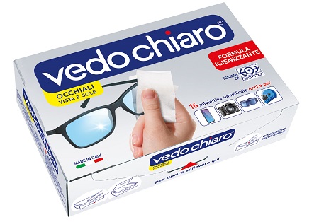 VEDOCHIARO OCCHIALI 16 SALVIETTE UMIDIFICATE - Newepa Srl