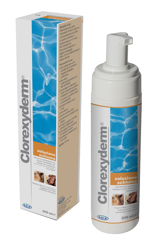 CLOREXYDERM SOLUZIONE SCHIUMA 200 ML - Newepa Srl