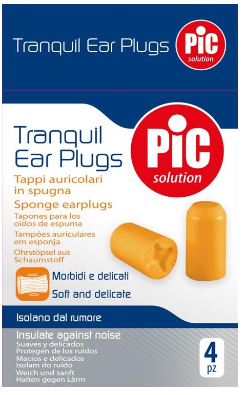 TAPPI AURICOLARI TRANQUIL IN SPUGNA 4 PEZZI - Newepa Srl