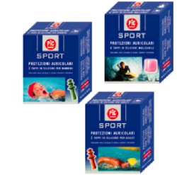 TAPPO AURICOLARE IN SILICONE PIC SPORT PER BAMBINI 2 PEZZI - Newepa Srl