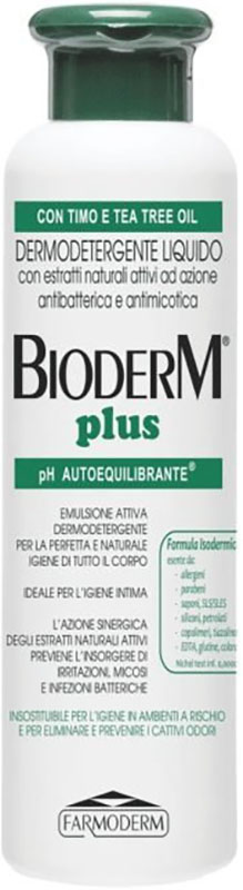 BIODERM PLUS ANTIBATTERICO 250 ML - Newepa Srl