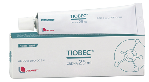TIOBEC CREMA ACIDO LIPOICO 5% 25 ML - Newepa Srl