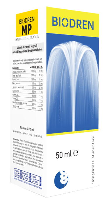 BIODREN M-P SOLUZIONE IDROALCOLICA 50 ML - Newepa Srl