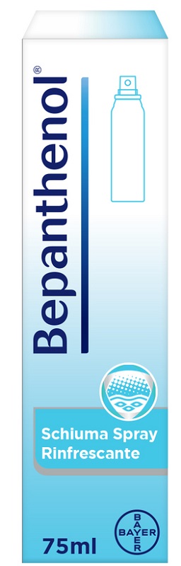 SCHIUMA SPRAY RINFRESCANTE BEPANTHENOL 75ML - Newepa Srl
