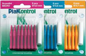 PLAKKONTROL SCOVOLINO CON MANICO MIDI 0,7 8 PEZZI - Newepa Srl