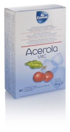ACEROLA VITAMINA C 80 TAVOLETTE - Newepa Srl