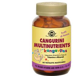 CANGURINI MULTINUTRIENTS FRUTTI BOSCO 60 COMPRESSE - Newepa Srl