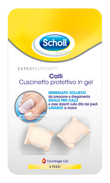 CUSCINETTI PROTETTIVI PER PIEDI CALLI SCHOLL GELACTIV 2 PEZZI - Newepa Srl