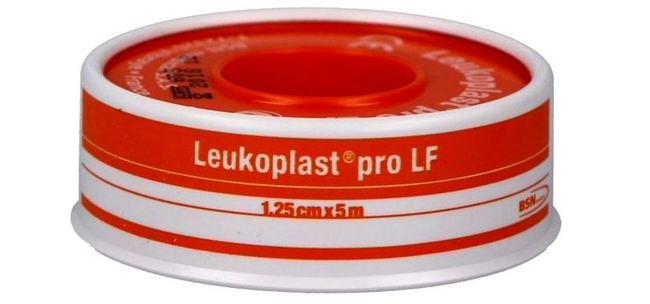 CEROTTO CHIRURGICO MEDICATO IN ROCCHETTO LEUKOPLAST PRO LF CON OSSIDO DI ZINCO 1,25X500 CM - Newepa Srl