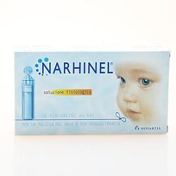 SOLUZIONE FISIOLOGICA PER ASPIRATORE NASALE NARHINEL 20 FIALE DA 5ML - Newepa Srl