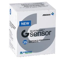 STRISCE MISURAZIONE GLICEMIA GLUCOCARD G SENSOR 25 PEZZI - Newepa Srl