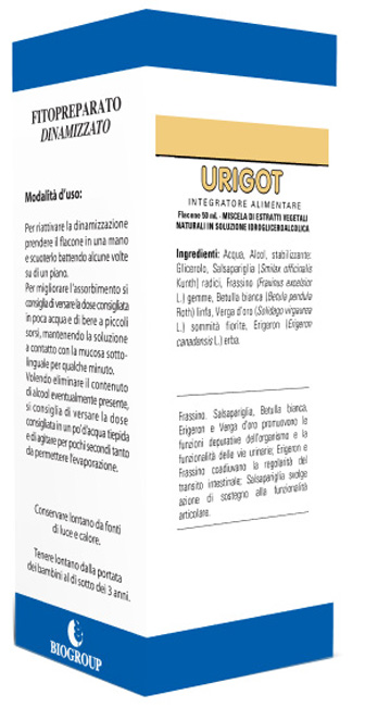 URIGOT 50 ML SOLUZIONE IDROALCOLICA - Newepa Srl