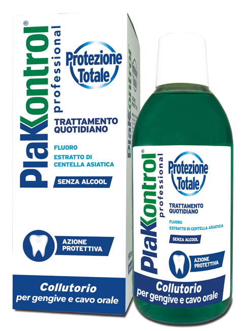 PLAKKONTROL PROTEZIONE TOTALE COLLUTORIO 500 ML - Newepa Srl