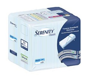 TRAVERSA SALVAMATERASSO PER INCONTINENZA SERENITY CLASSIC MISURA 60X90CM 15 PEZZI - Newepa Srl