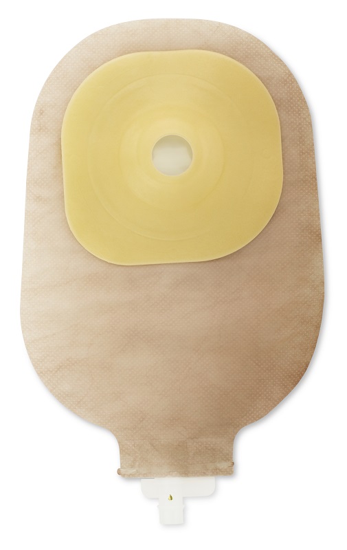 SACCA UROSTOMIA CONVESSA BARRIERA PROTETTIVA AUTOPORTANTE TRASPARENTE 25MM MIDI 350ML TNT IDROREPELLENTE 10 PEZZI+1 ADATTATORE+10 TAPPINI ESTERNI DI SICUREZZA - Newepa Srl