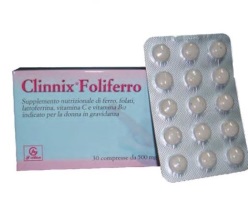 CLINNIX FOLIFERRO 30 COMPRESSE - Newepa Srl