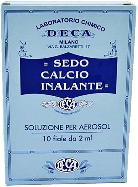 SEDO CALCIO INALANTE SOLUZIONE AEROSOL 10 FIALE 2 ML - Newepa Srl