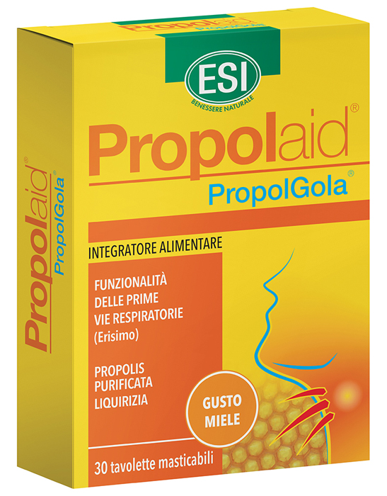 ESI PROPOLAID TAVOLETTE GOLA MIELE 30 TAVOLETTE - Newepa Srl
