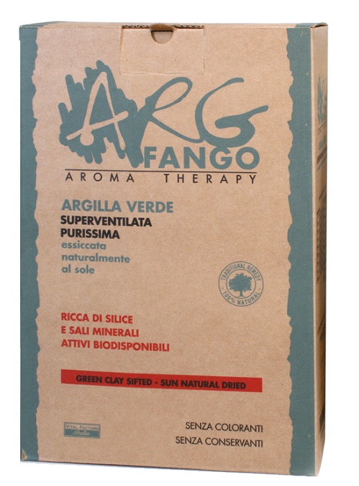 ARGFANGO AROMA THERAPY ARGILLA VERDE SUPERVENTILATA PURISSIMA 1 KG - Newepa Srl