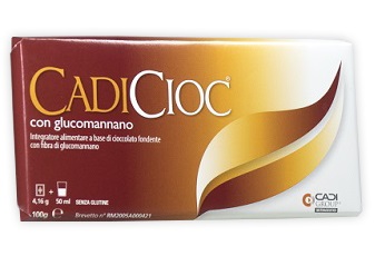 CADICIOC TAVOLETTA FONDENTE CON GLUCOMANNANO 100 G - Newepa Srl