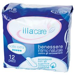 ILLA CARE ASSORBENTE NOTTE EXTRA 12 PEZZI - Newepa Srl