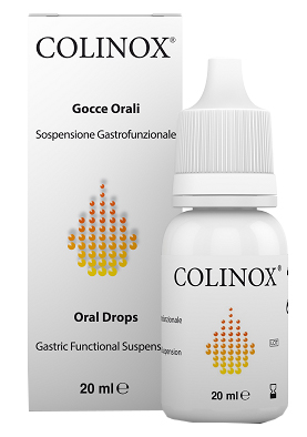 COLINOX SOSPENSIONE GASTROFUNZIONALE GOCCE OROSOLUBILI TRATTAMENTO METEORISMO AEROFAGIA COLICHE GASSOSE 20 ML - Newepa Srl