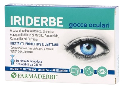 IRIDERBE GOCCE OCULARI MONODOSI 10 FLACONCINI DA 0,5ML - Newepa Srl