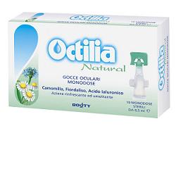 OCTILIA NATURAL GOCCE OCCHI IRRITATI E ARROSSATI 10 FLACONCINI MONODOSE 0,5 ML - Newepa Srl
