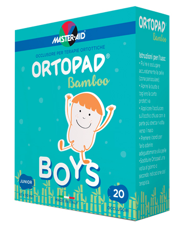 CEROTTO OCULARE PER ORTOTTICA ORTOPAD BOYS M 5,4X7,6 20 PEZZI - Newepa Srl