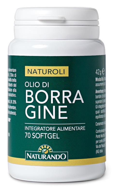 NATUROLI OLIO DI BORRAGINE 70 SOFTGEL - Newepa Srl