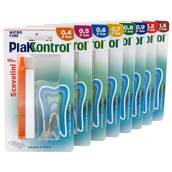 PLAKKONTROL MINIGRIP SCOVOLINO 0,9 MM 10 PEZZI - Newepa Srl